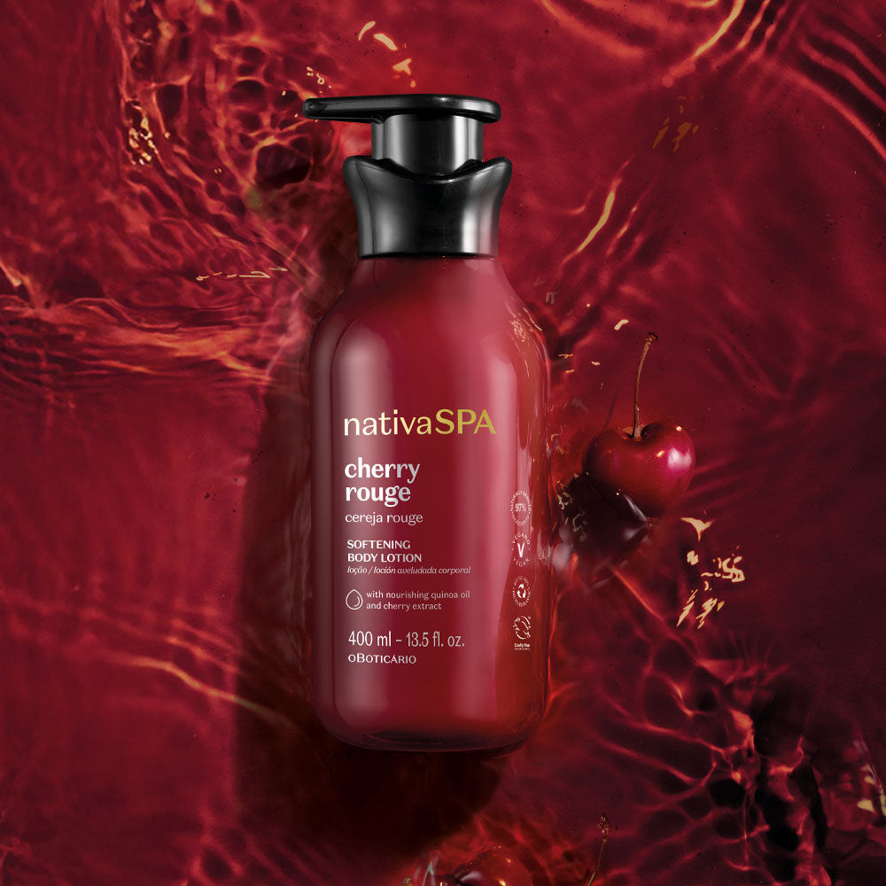 Nativa Spa Cherry Rouge Velvety Body Lotion 400ml