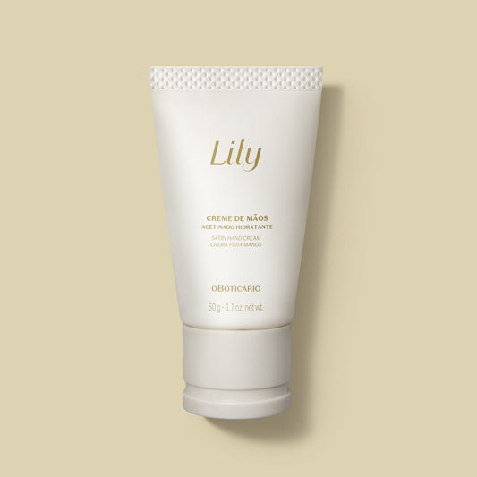 Lily Satin Moisturizing Hand Cream, 50g