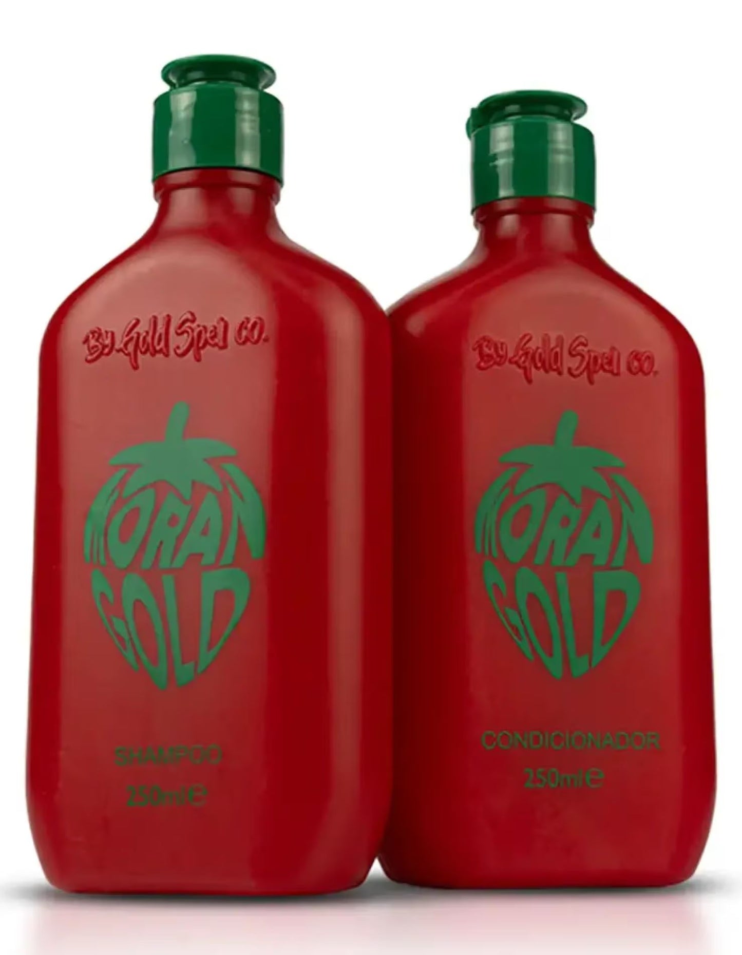 Shampoo MORANGOLD e o Condicionador MORANGOLD