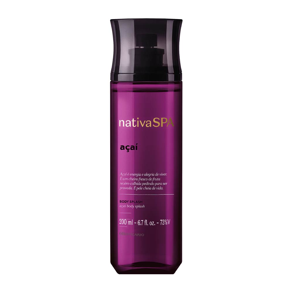 Body Splash Nativa Spa Açaí, 200ml