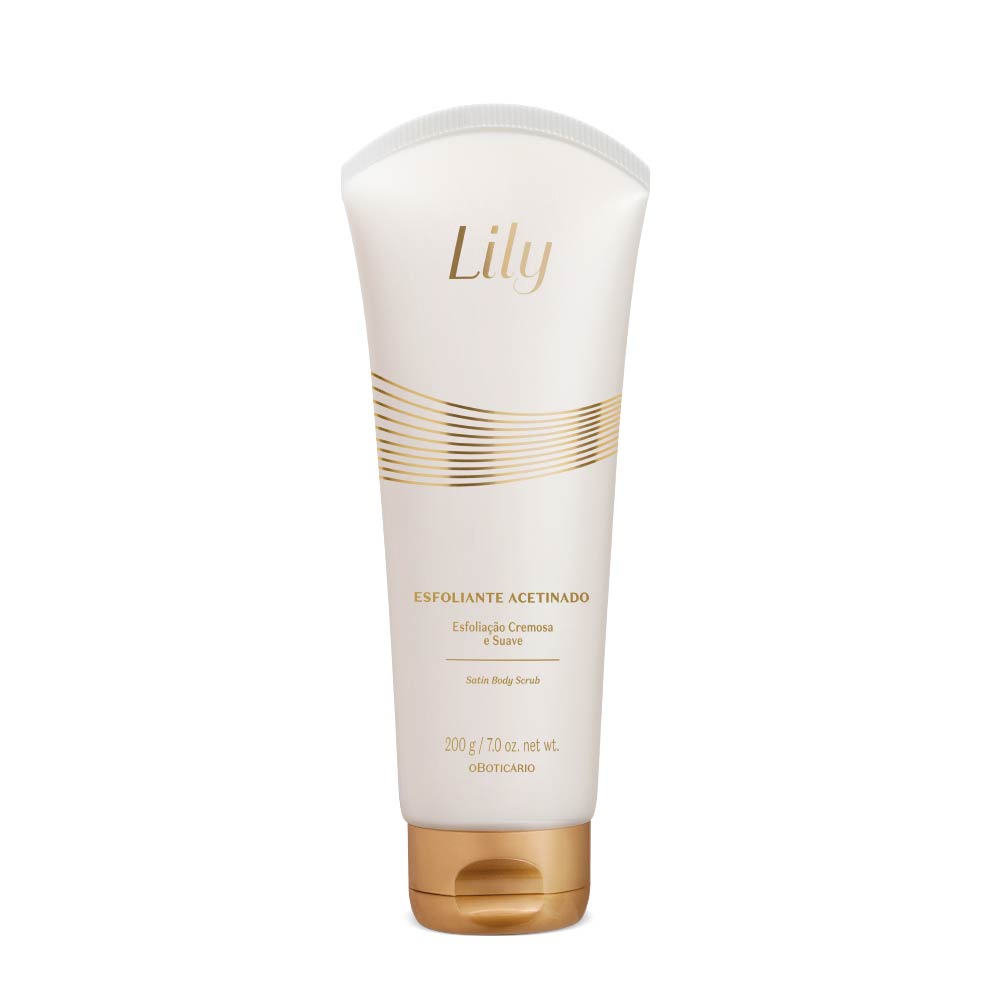 Lily Satin Moisturizing Exfoliating Scrub, 200g