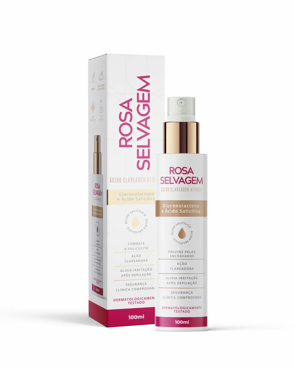 Rosa Selvagem - Ácido Clareador 100ml