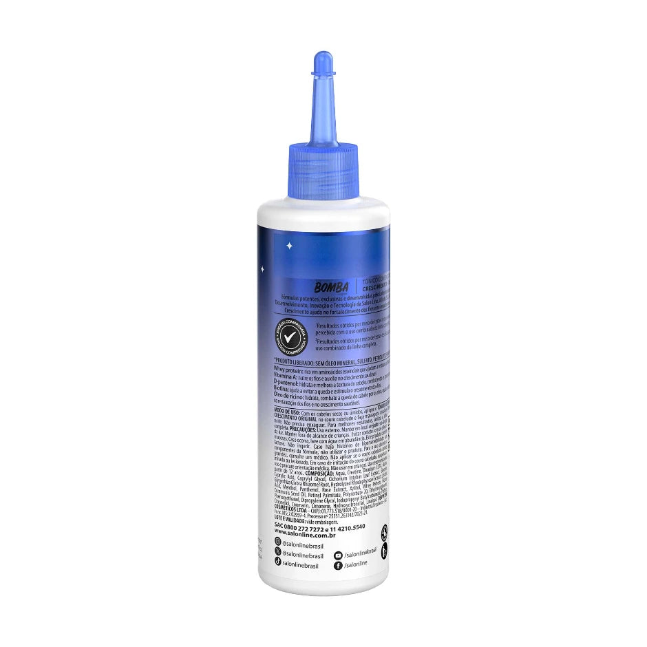 Tônico Noturno SOS Bomba Original Crescimento 100ml