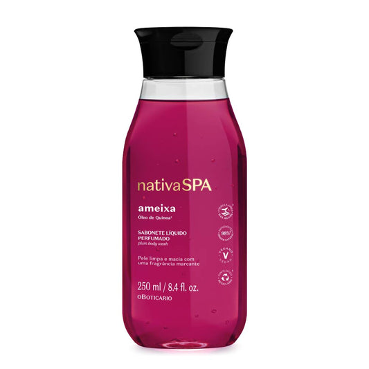 Sabonete Líquido Perfumado Nativa Spa Ameixa, 250ml