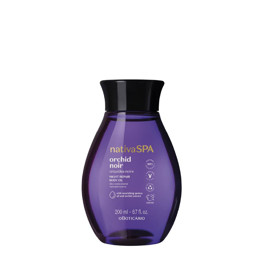Óleo Corporal Hidratante Nativa Spa Orquídea Noire, 200ml