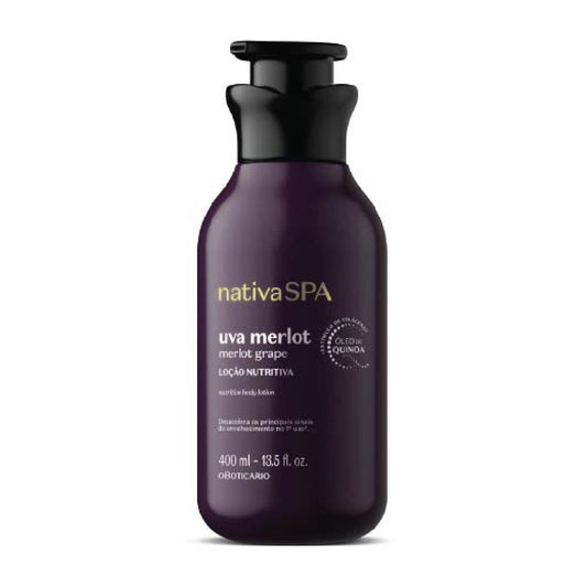 Loção Hidratante Corporal Nativa Spa Uva Merlot 400ml