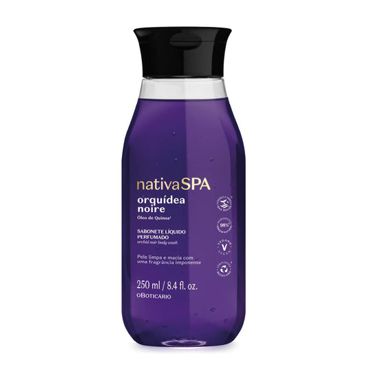 Sabonete Líquido Perfumado Nativa Spa Orquídea Noire, 250ml