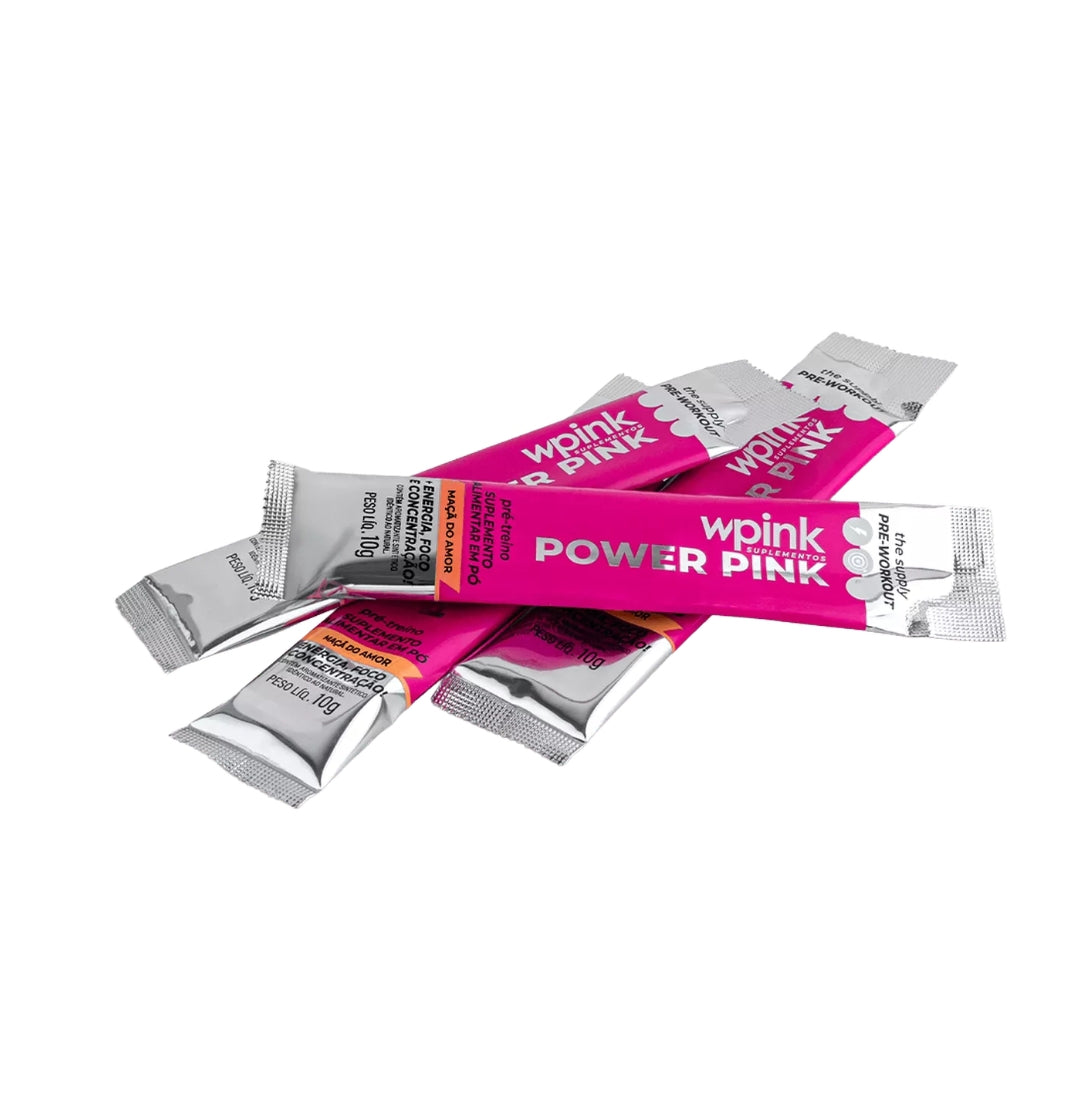power pink de maçã do amor - pré-treino - 300g - wp