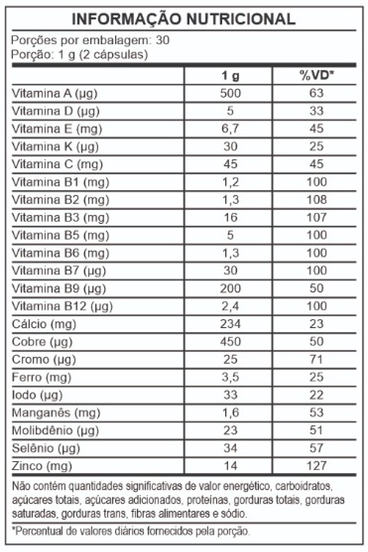MULTIVITAMIN MEN - 60 CAPSULES