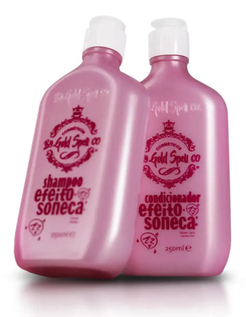 KIT SHAPOO E CONDICIONADOR GOLD SPELL  EFEITO SONECA