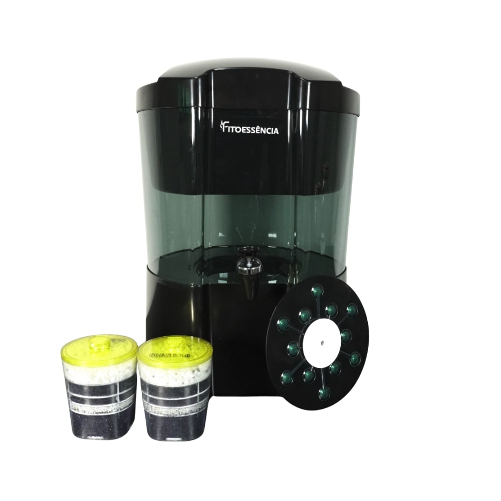 PURIFICADOR FITOESSÊNCIA 10 PRETO COM REFIL DEFENSE - BASE