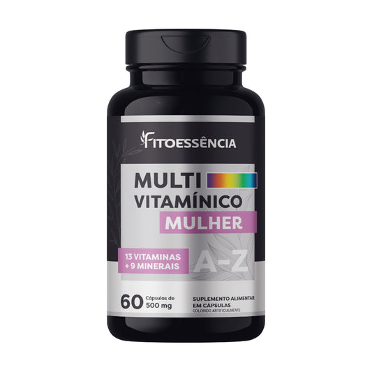 MULTIVITAMÍNICO MULHERES - 60 CÁPSULAS - FITOESSÊNCIA