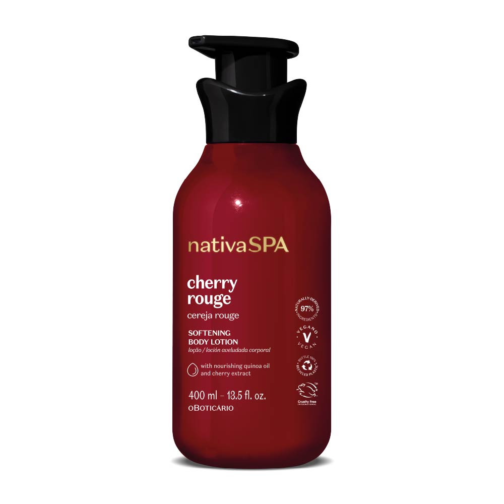 Nativa Spa Cherry Rouge Velvety Body Lotion 400ml