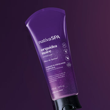Nativa Spa Orquídea Noire Exfoliating Body Soap, 175ml