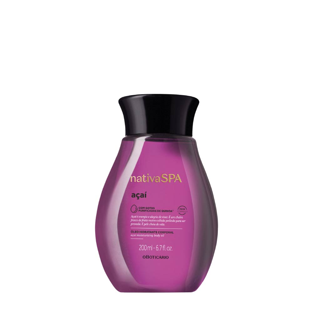 Óleo Hidratante Nativa Spa Açaí, 200ml