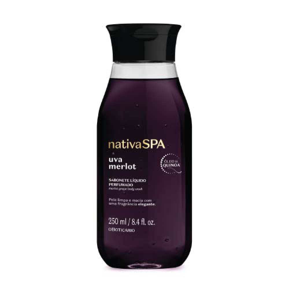Sabonete Líquido Perfumado Nativa Spa Uva Merlot, 250ml