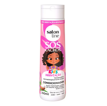 SOS Cachos Kids Hidratação Conditioner Salon Line 300ml